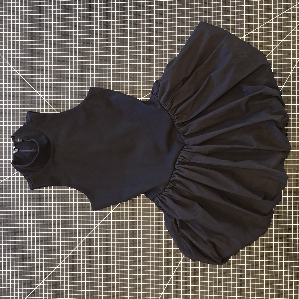 (S) Revolve MARJORELLE Jo Racerback Bubble Mini Dress W/Voluminous Skirt